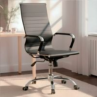 Silla de Oficina Ejecutiva Base de Acero Komsum Cannes