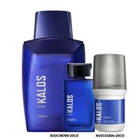 Set de Hombre Kalos Sport Perfume con Mini Eau Toilette y Desodorante