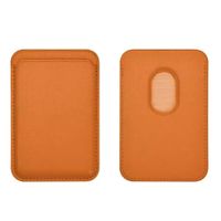 TARJETERO MAGSAFE WALLET PARA IPHONE 12-13-14-15-16-17 COLOR MARRON