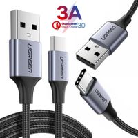Cable USB a tipo C UGREEN 3A carga rápida 2 Metros QC 3.0 480Mbps