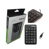 Teclado Numérico Halion Usb K-119 Cable 1.4m 23 Teclas