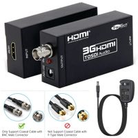 Convertidor HDMI a SDI metálico TRAUTECH 1080p camaras
