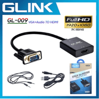 Convertidor Adaptador Vga A Hdmi Audio Digital Hd 1080p GLINK