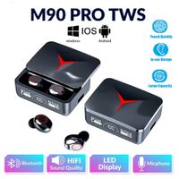 Auriculares inalámbricos TWS M90 originales, cascos deportivos con Bluetooth 5,3 y micrófono para vi