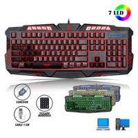 TECLADO GAMER MICRONICS K701T LED USB LUMIERE