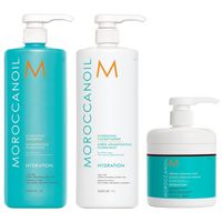 Shampoo 1000ml + Acondicionador + Mascarilla Moroccanoil Hydration