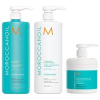 Shampoo 1000ml+ Acondicionador+ Mask Ultraligera Moroccanoil Hydration