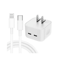 Cargador dual 35W para Iphone incluye cable