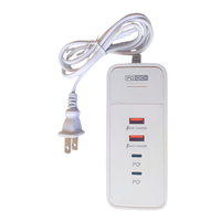 Cargador multiple 2USB-2PD