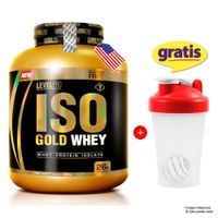 Proteína Level Pro Iso Gold Whey 3 kg Chocolate + Shaker