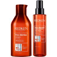 Shampoo Anti Frizz 300ml + Sérum Instant Deflate Redken Frizz Dismiss