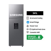 Refrigeradora Samsung Top Mount Freezer 341L RT35DG5720S9PE Silver