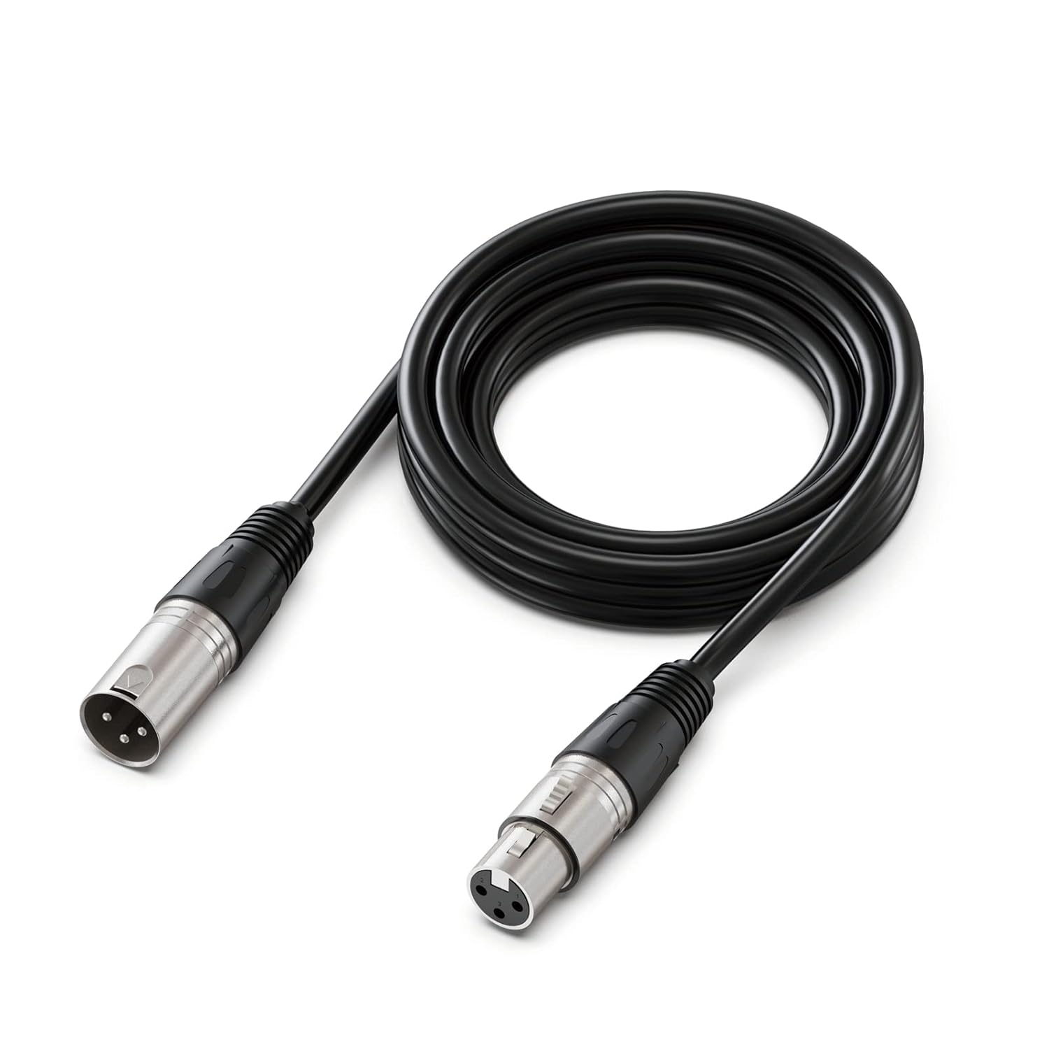 Fifine - Cable de Audio XLR de Macho a Hembra de 3 metros