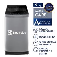 Lavadora Electrolux 9 kg Premium Care Gris Carga Superior EWIW09F2USVG