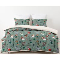 Edredon Oi26 Print Sherpa Perritos