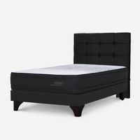 Dormitorio Europeo Tempo Plus 2 Plazas Issey Grafito