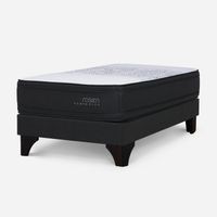 Cama Europea Tempo Plus Grafito 1 Plaza