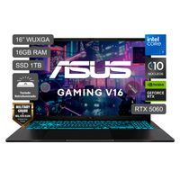 Laptop Gamer ASUS Gaming V16 Intel C7-240H 16GB 1TB RTX5060 8GB V3607VM-RP036W