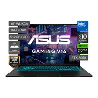 Laptop Gamer ASUS Gaming V16 Intel C7-240H 16GB 512GB RTX5050 8GB V3607VH-TK132W