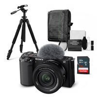 Cámara Sony ZV-E10 Mirrorless + Lente 16-50mm f35-56 II + Kit Ultimate de Accesorios