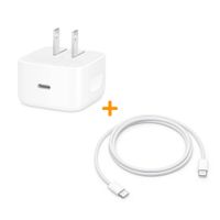 Cubo Cargador 40W máx 60W + Cable USB-C 1m Carga Rápida