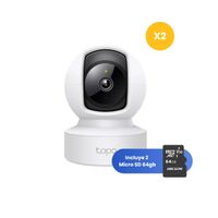 Kit de 2 Cámara de seguridad Tapo C212 + Micro SD 64GB para el hogar Wi-Fi - Tp-Link - copy