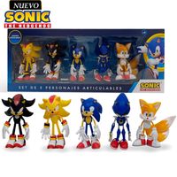 Set de Muñecos Sonic Articulables y sus Amigos - M5 Tails