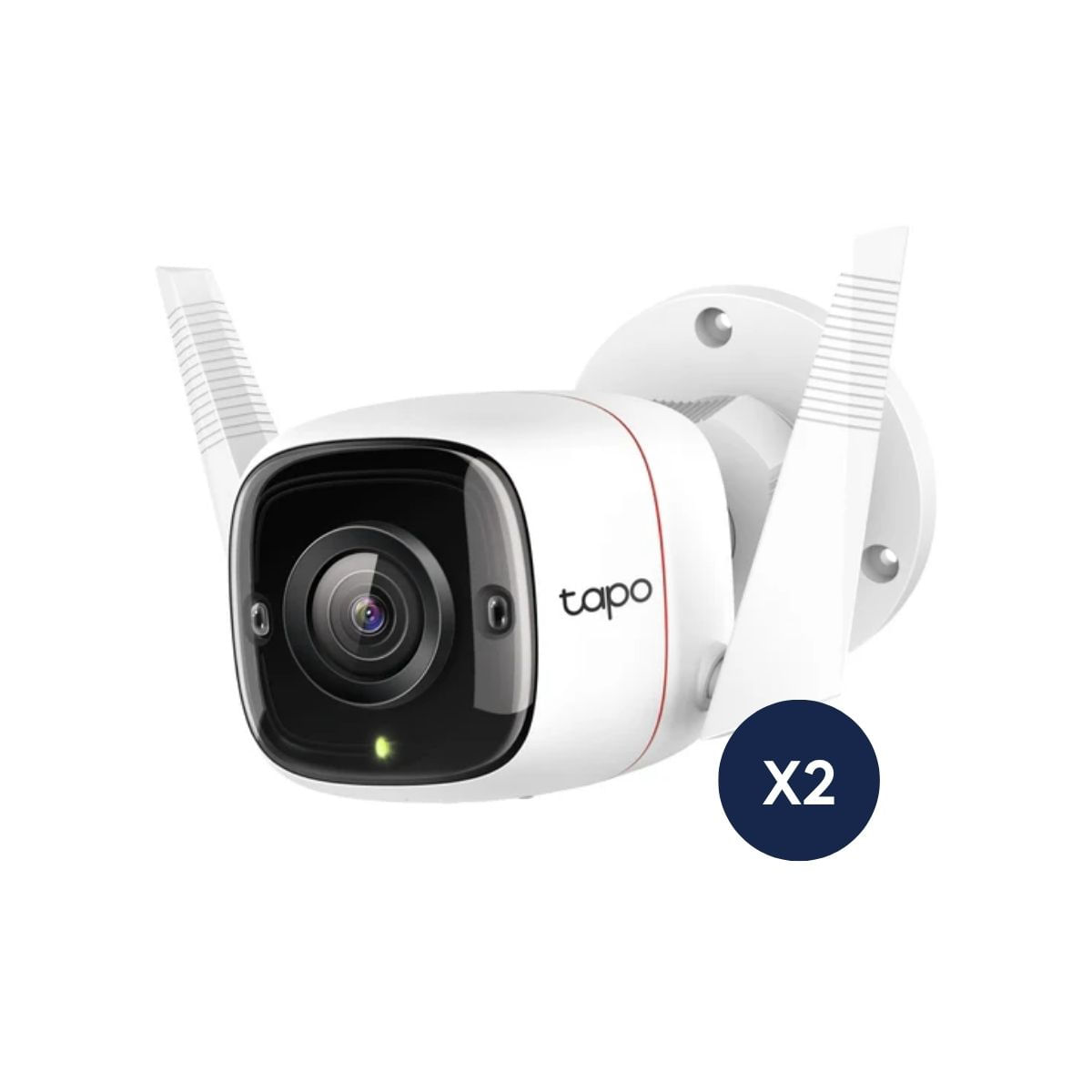 Kit de 2 Cámara de seguridad para exteriores Tapo C310 2K 3MP Lente Fijo Exterior - TPLINK