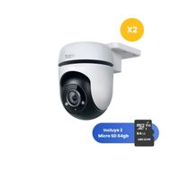 Kit de 2 Cámara de Seguridad Tapo C500 Full HD + Micro SD 64GB para exterior - Tp-Link