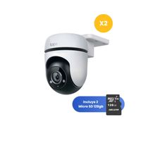 Kit de 2 Cámara de Seguridad Tapo C500 Full HD + Micro SD 128GB para exterior - Tp-Link