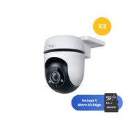Kit de 3 Cámara de Seguridad Tapo C500 Full HD + Micro SD 64GB para exterior - Tp-Link