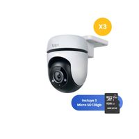 Kit de 3 Cámara de Seguridad Tapo C500 Full HD + Micro SD 128GB para exterior - Tp-Link
