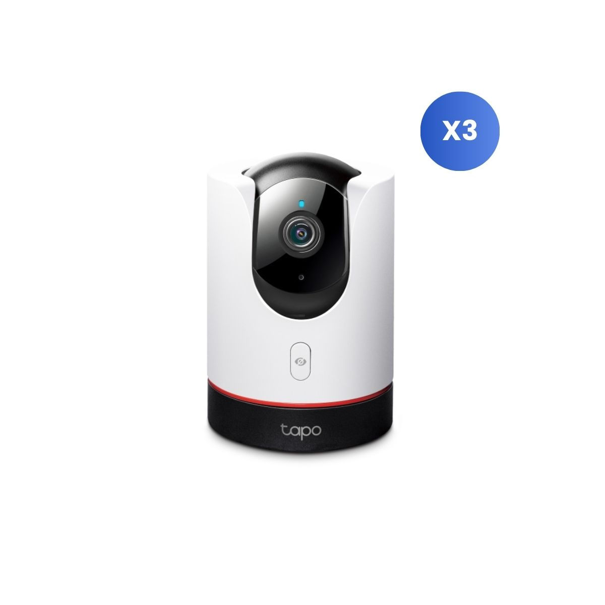 Kit de 3 Cámara de seguridad Tapo C225 2K QHD Wi-Fi con giro Detección IA - Tp-Link