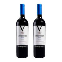 Pack Vino Tinto TABERNERO VITTORIA Reserva Syrah Botella 750ml x 2un