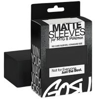 Fundas Micas Sleeves para Cartas Pokemon TCG y Magic para 100 cards - Negro - Gosu Premium