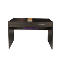 Escritorio de Melamina 120 cm con Cajones – Modelo TOK color Wengue