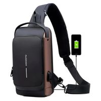 Morral Antirobo con clave bolso de hombro multi bolsillo