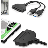 Adaptador Cable Usb 3.0 A Sata Ssd Disco Duro 2.5 Soporta 4TB