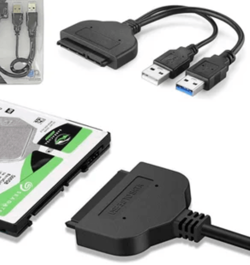 Adaptador Cable Usb 3.0 A Sata Ssd Disco Duro 2.5 Soporta 4TB