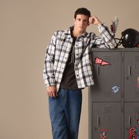 Casaca Hombre Checks Sherpa Amc