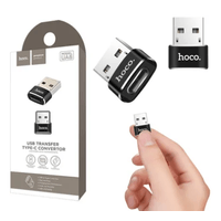 ADAPTADOR OTG USB MACHO A TIPO C HEMBRA HOCO UA6