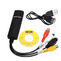 Capturadora De Video Y Audio Usb 2.0 Convierte Easycap Vhs Captura