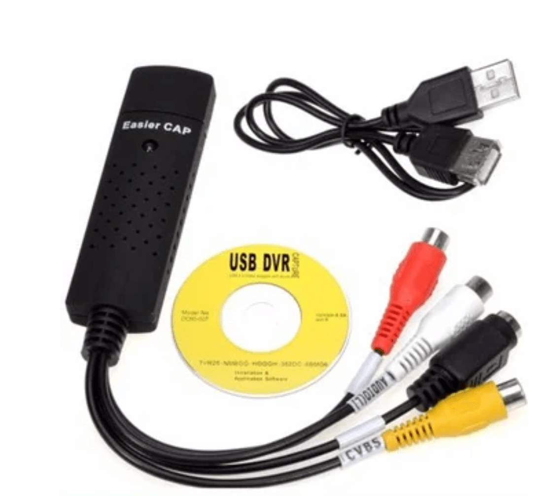 Capturadora De Video Y Audio Usb 2.0 Convierte Easycap Vhs Captura