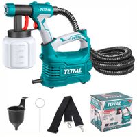 pistola para pintar 550W con compresor TOTAL 800ml eléctrica