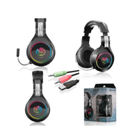 Audifonos Gamer Cybertel Xtreme Con Microfono Flexible Rgb