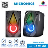 PARLANTE ALÁMBRICO LED NEGRO MICRONICS CORSAIR MIC S309-9