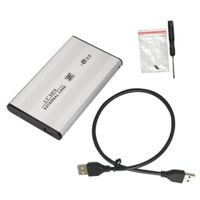 Case Disco Duro Externo Sata 2.5"" Usb 2.0 Laptop Pc Portatil Notebook - Plata