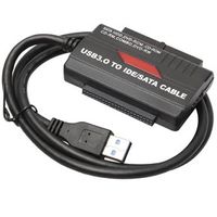 Convertidor Ide Y Sata 3.5 2.5 A Usb 3.0 Disco Duro Dvd Cd