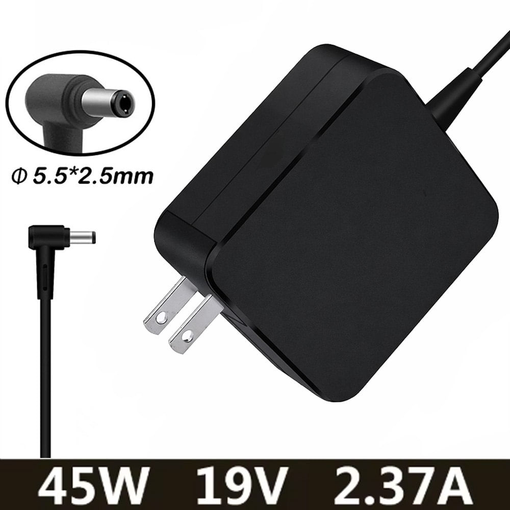 Cargador generico compatible Laptop asus 19V 2.37a 5.5 * 2.5mm 45w