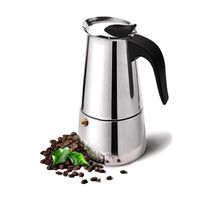 Cafetera Italiana  Moka P6 Acero Inoxidable Espresso Maker